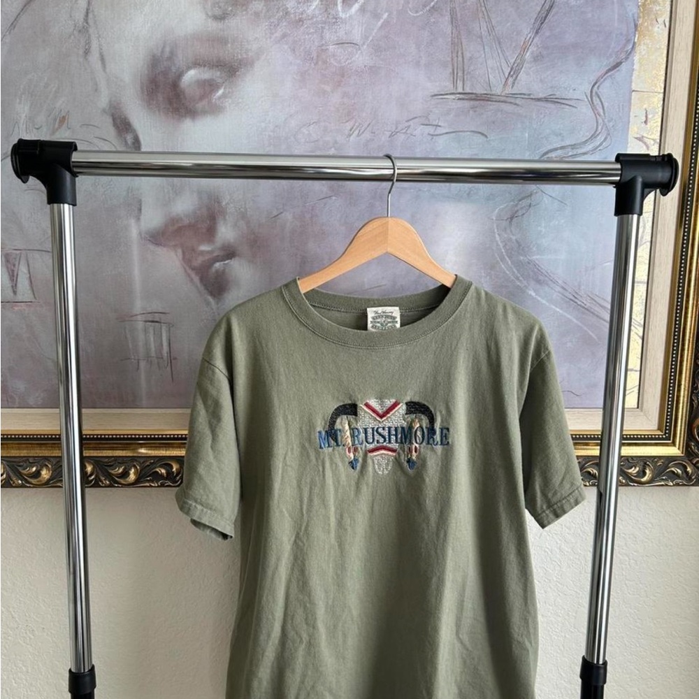 Vintage Olive Graphic Tee